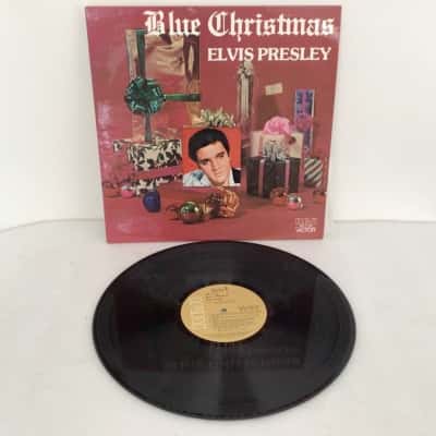 12” Vinyl Elvis Blue Christmas 