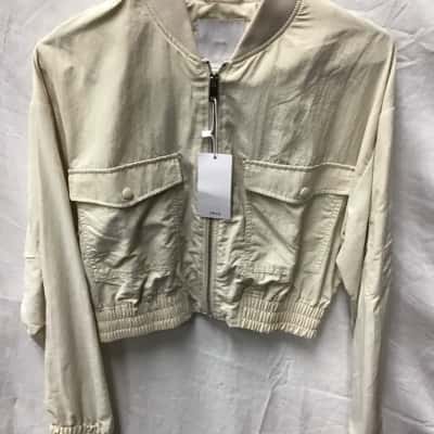 Mango Womens Bomber Jacket with Pocket size M