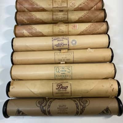 Piano rolls qty 14 assorted 