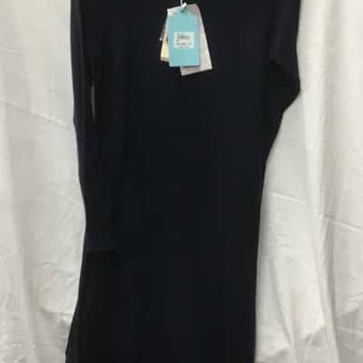 Blue Illusion Womens  Size XS Long Sleeve Dress Navy Blue 