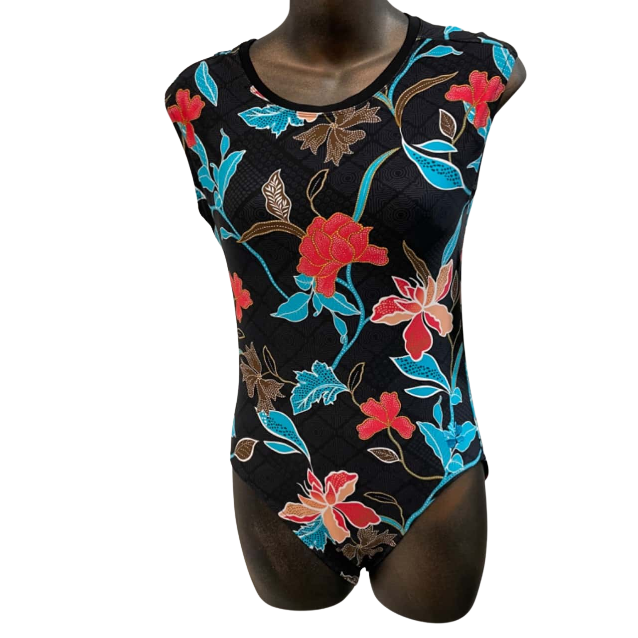 Jupe Femme Etcetera Taille 8 - Imprimé Floral Années 90, Avec Poches Doubles Et Plis - Occasion Très Bon état