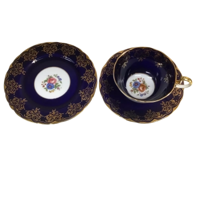 Vintage Aynsley Tea Cup and Saucer and Side Plate