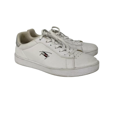 Tommy Hilfiger Jeans Womens  Size 6 White Snaeker