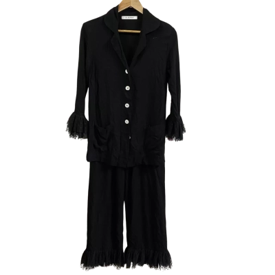   Women’s Sleeper  Size XS Pyjama Set Black