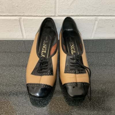  Womens  Size 5.5 Brown Miss England Shoes (B21)