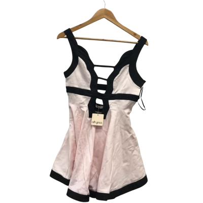 Ask Grace Womens  Size 10 Mini Dress Black  / White BNWT$79