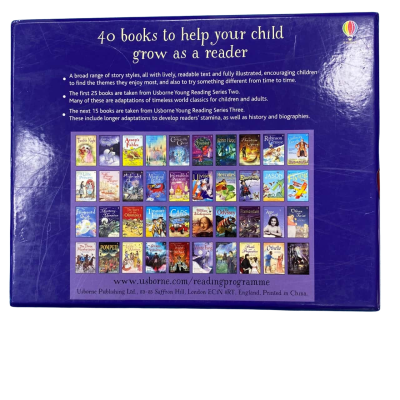 The Usborne Reading Collection - 40 books box set