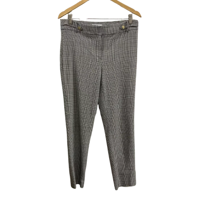 Calvin Klein Womens  Size 8 Plaid Slim Fit Pants