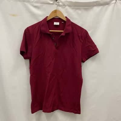 Saba Mens T-Shirt Size M Maroon 