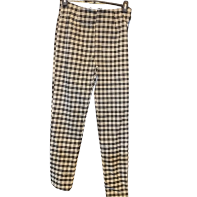 Atmos&Here Womens  Size 10 Straight Leg Pants Gingham 