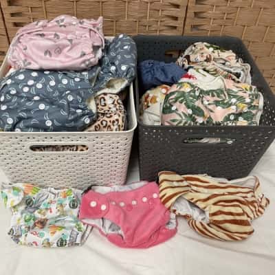 27 Reusable Nappies Inserts New Born Baby Toddler  bare, baby bare, haggle, designer bums, panda, Nat-baby, awesome assettes, my little ripple, peapods