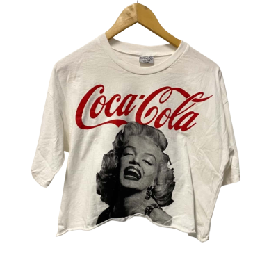 Weeze Womens  Size M Cropped Top White 