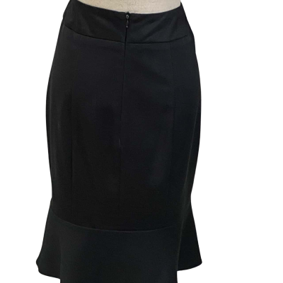 Review Straight Skirt Ruffle Hem Skirt Size 12