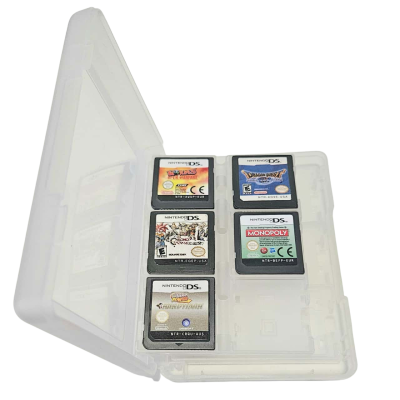 5 Nintendo DS games in a Hardcase. Games Not Tested!