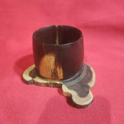 Small Wooden Pen Holder - EUC