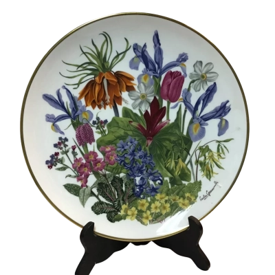 Franklin Porcelains Flowers of the Year April