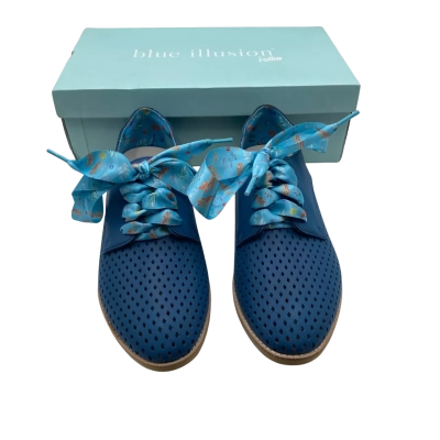 BNIB Blue Illusion Rollie Womens  Size 39 Blue Denim RRP $189.99