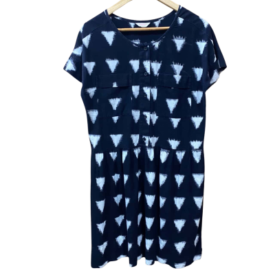 Gorman Black/White Triangle Patterned Dress Size 10