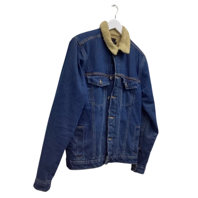 SOUL STAR England Beautiful Bkue Denim Jacket Size S Like-New