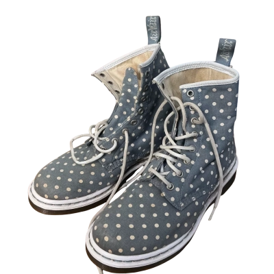 Dr Martens Womens  Size 5 Boots Blue / Polka Dot 