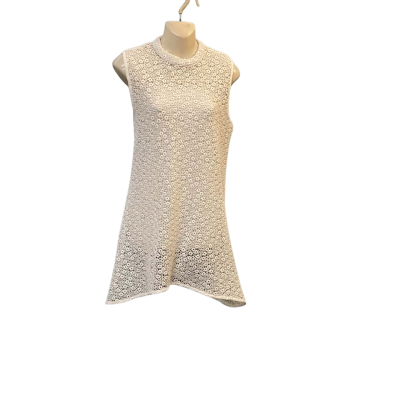 Serafina Womens  Size M Mini Dress / Sleeveless Dress  White 