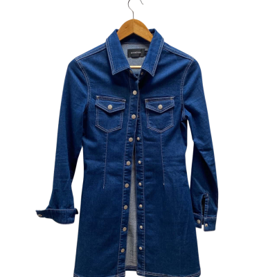 Minkpink Womens  Size S Navy Denim Dress