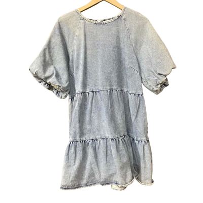 BNWT St Mrlo Womens Size 14 Light Blue Wash Denim Dress 