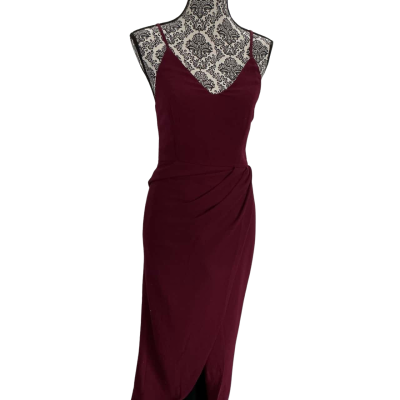 Showpo Womens  Size 8 Bridesmaid Dress Maroon 