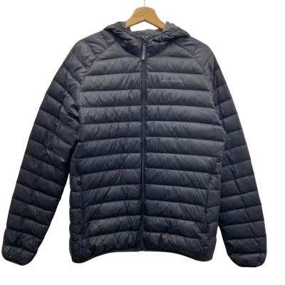 Macpac Mens  Size M Hooded/Puffer Jacket Black  
