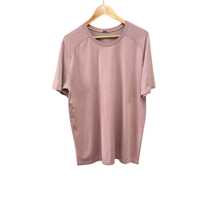 Lululemon Womens  Size XL Short Sleeve Top Pink  