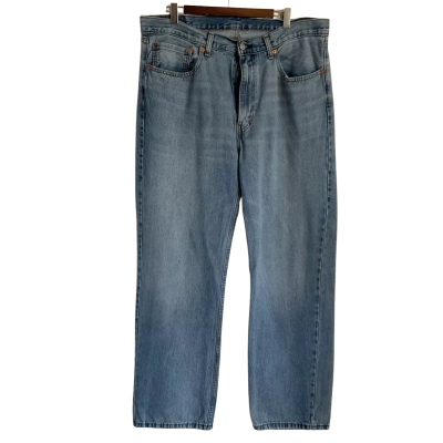 Levi Strauss & Co. Mens 565 Size 36/34 Straight Loose Fit Blue Jeans 