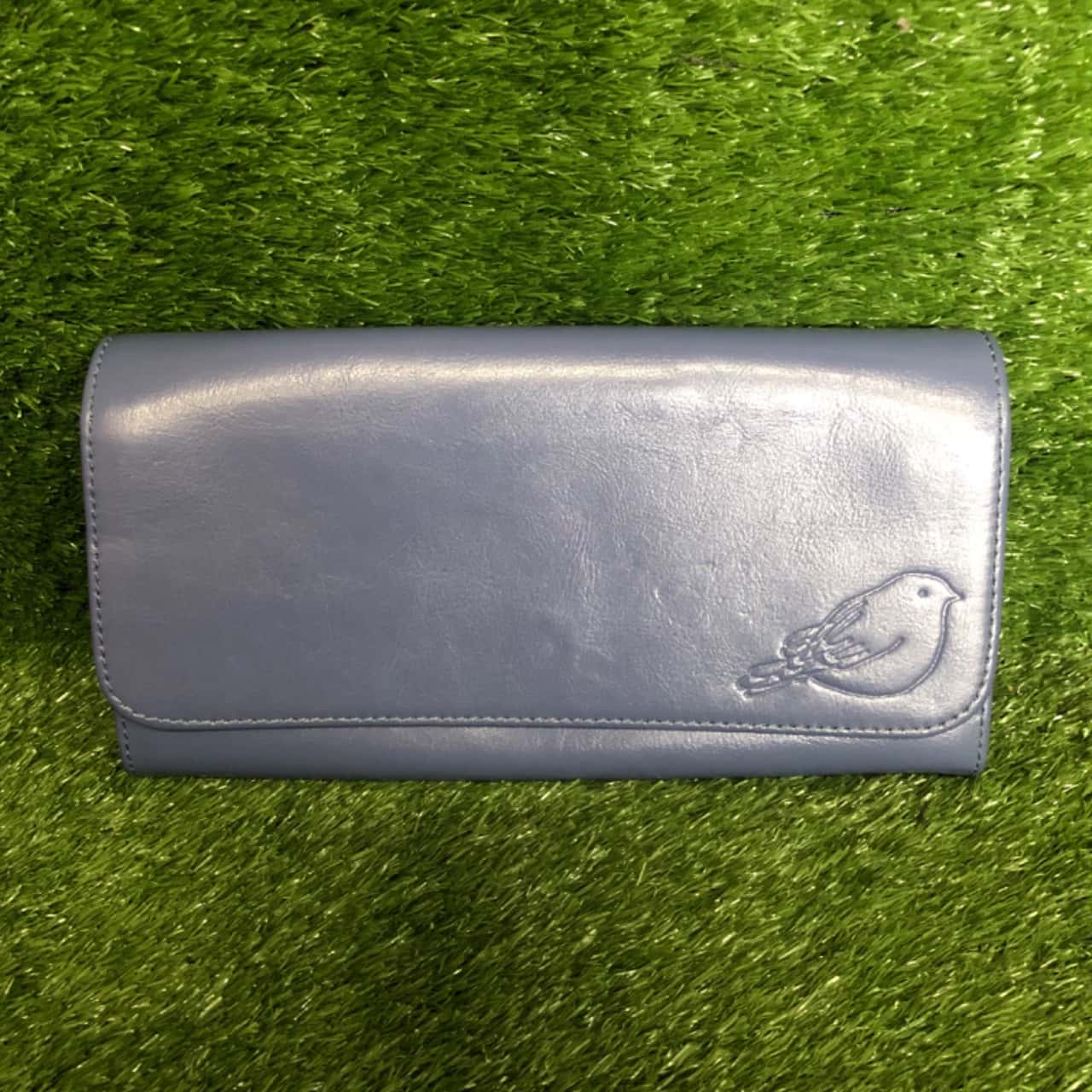 Kikki K Blue Bird Leather Travel Wallet (s)