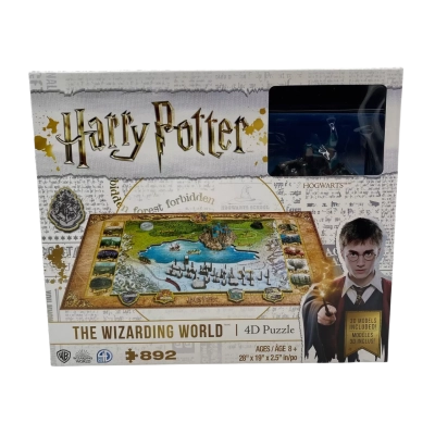 Harry Potter 4D Wizarding World 892 Piece Jigsaw Puzzle NEW SEALED     (TS)
