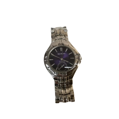  Gino Milano Watch Purple Dial and a Stainless Steel Band Works