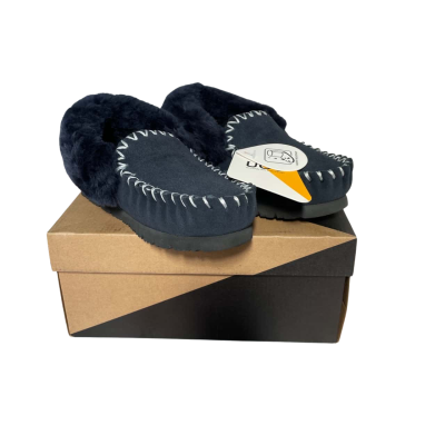 UGG Popo Moccasins Navy Blue Size 4 (women) 2(men). New