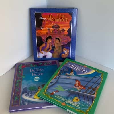 MINT 1990's Disney Hardcover Book Set - in original shipping box