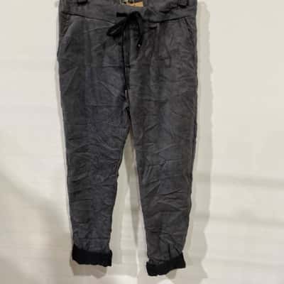 La Strada  Womens  Size M Ankle Length Pants Grey RRP$139.95