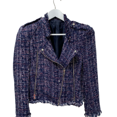  Womens Size 7 Navy Blue Jacket
