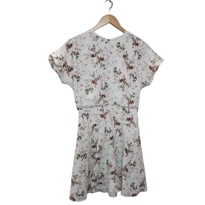 Cue Womens  Size 8 Floral Dress Floral / White 
