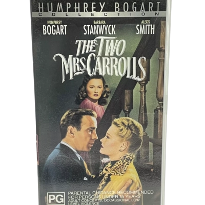 The Two Mrs Carrolls VHS (Humphrey Bogart)