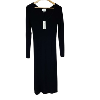 BNWT Freshman 1996 Women’s Size L Black Knit Dress