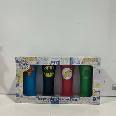 Dc comics superhero glasses set 