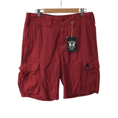Insight Mens Size L Dark Red Cargo Shorts (new)