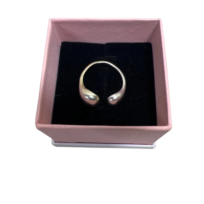 Womens sterling silver 925 shaped open ring
