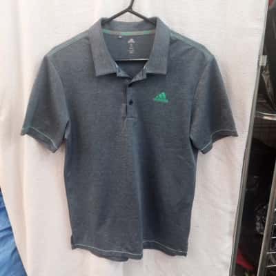 Adidas Mens  Size S Short Sleeve T-shirt Green / Grey 