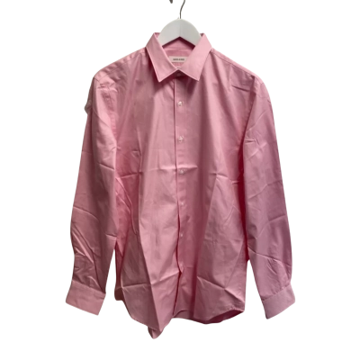 David Jones Mens  Size 40 Dobby Twill Shirt Pink  