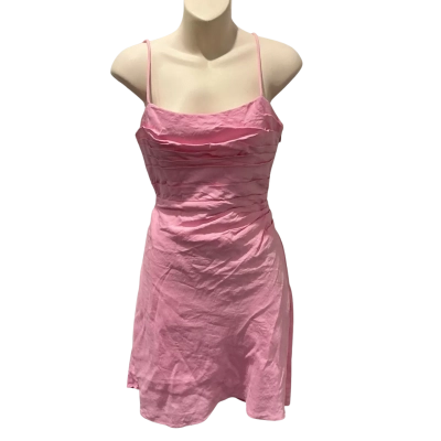 AJE Womens  Size 10 Mini Dress Pink  