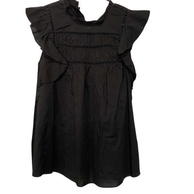 Piper Womens  Size 10 Blouse Black  