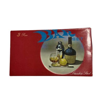 Vintage 3 piece bar set