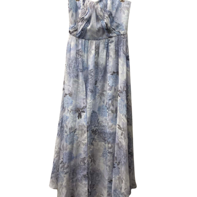 Forever New Womens  Size 8 Cocktail Dress Blue / Floral 